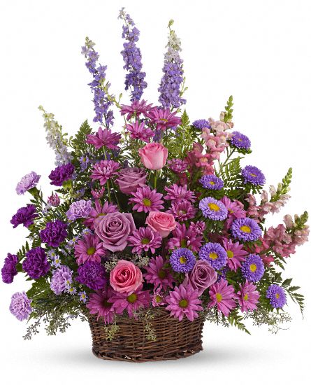 Gracious Lavender Basket